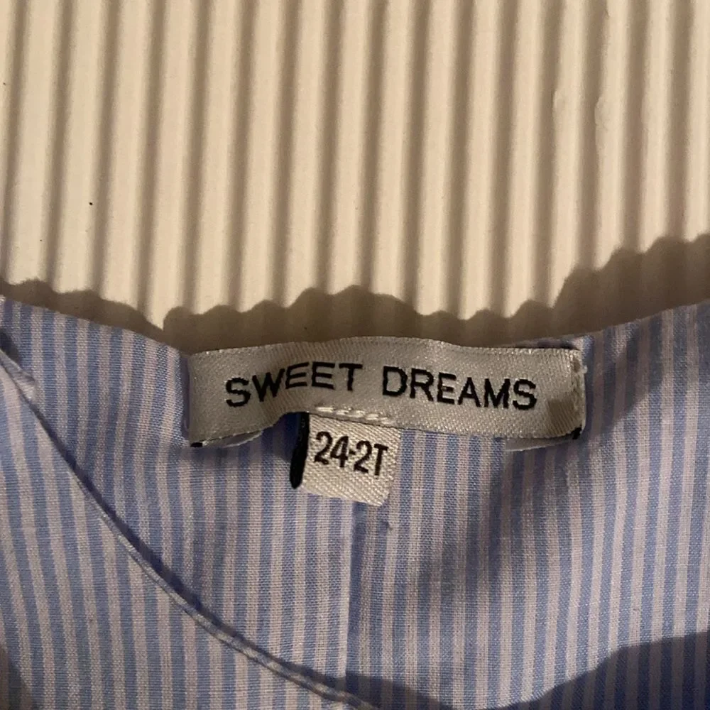 Sweet Dreams Whale Applique Blue Stripe Jon Jon